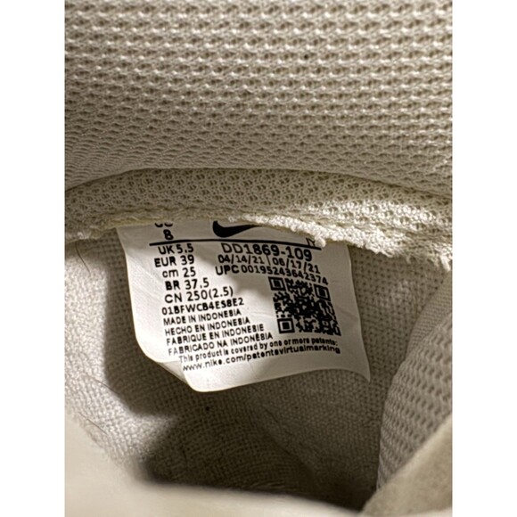 Nike Dunk High "White Sail" - Women's Size 8 White Shoes Sneakers - Picture 6 of 8